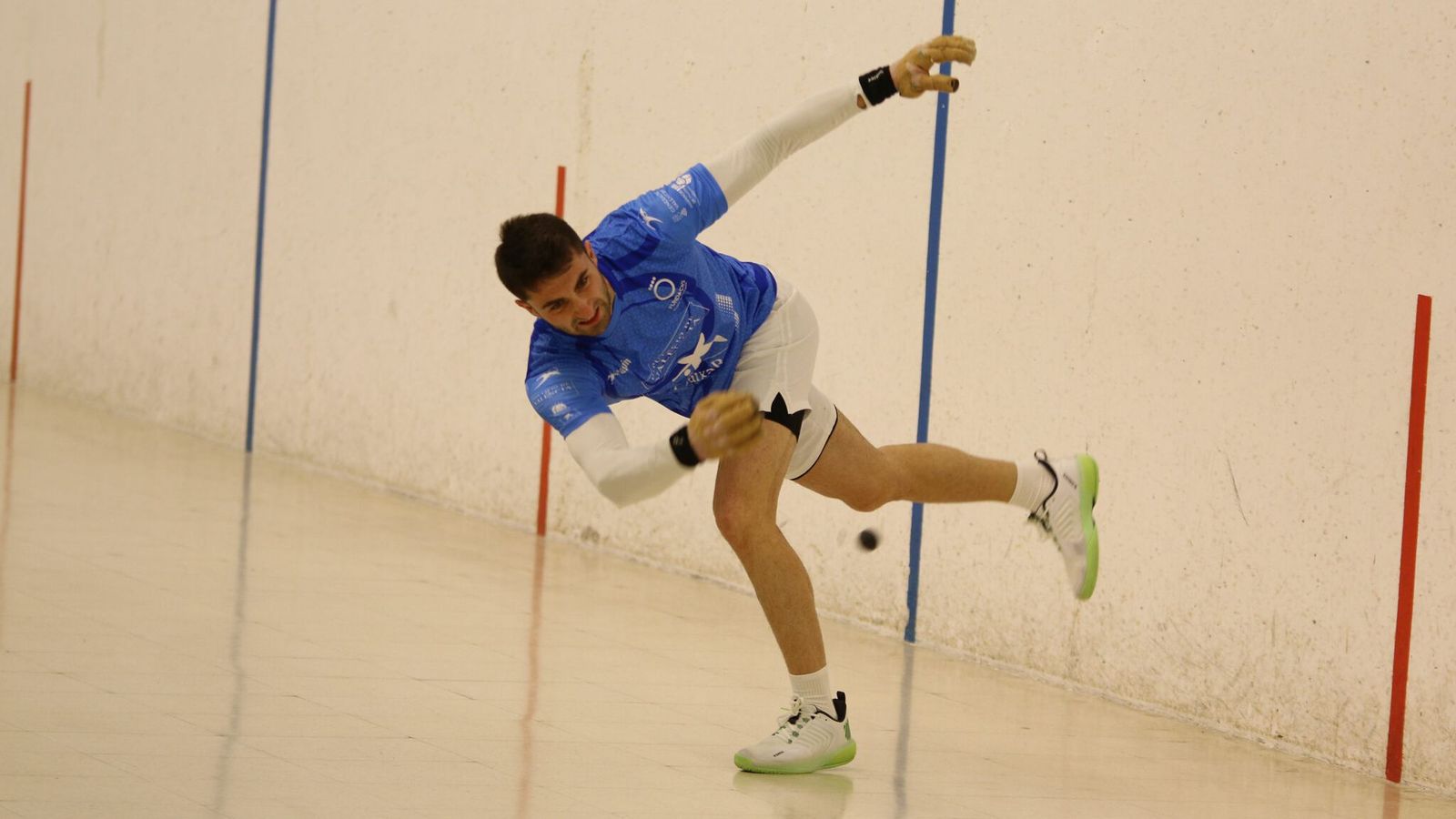 Raúl, en acció durant una partida