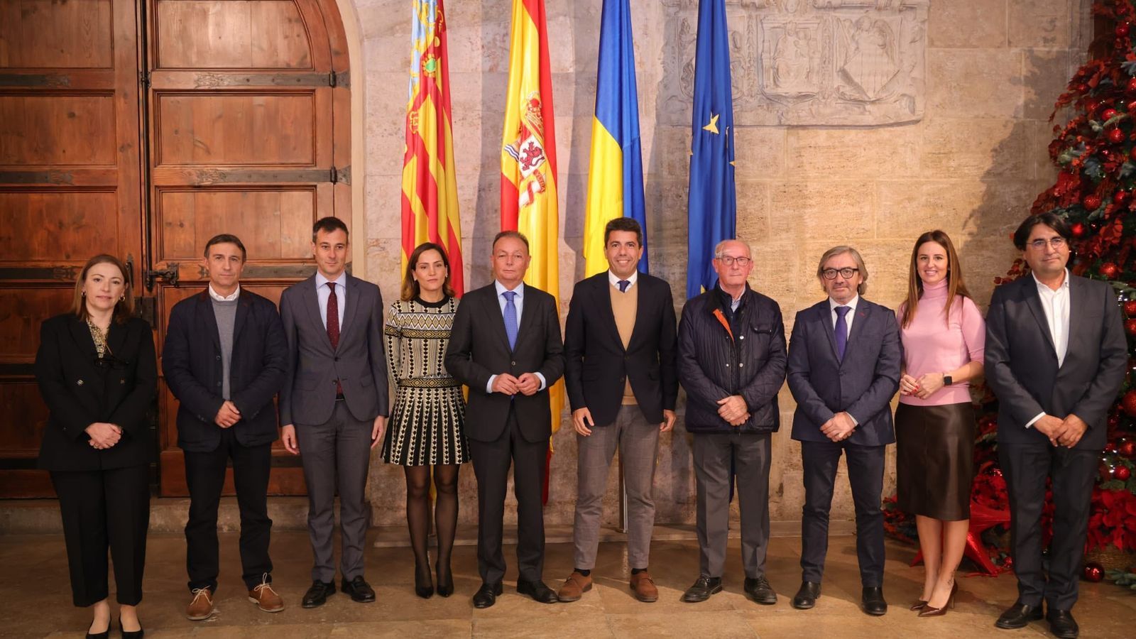 Reunió de Mazón amb la la Confederación Empresarial de la Comunidad Valenciana.
