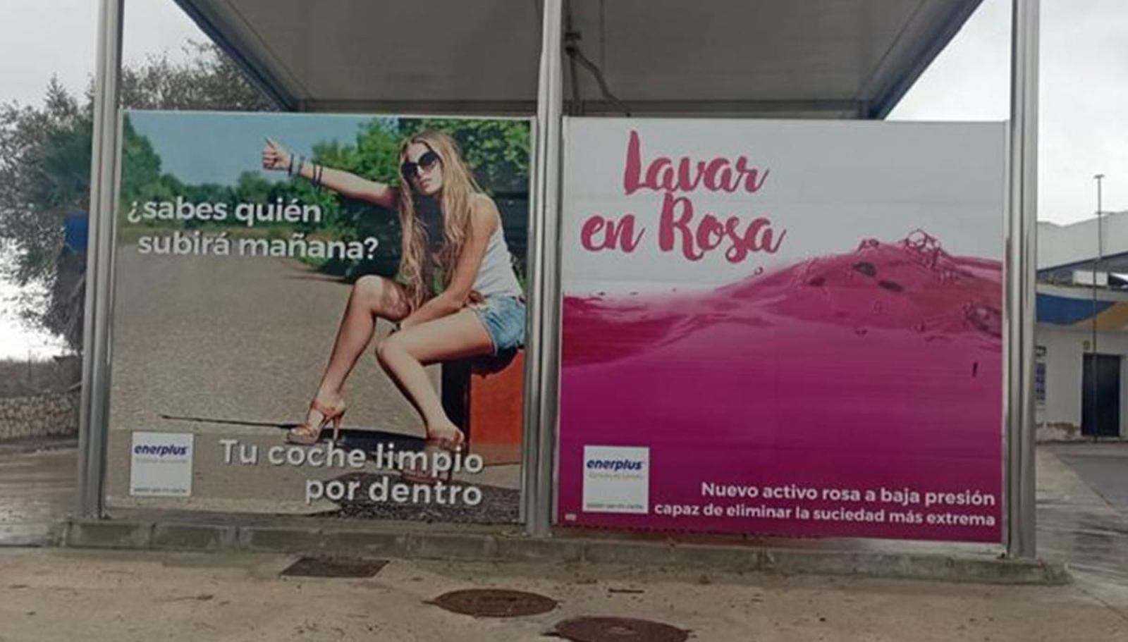 Publicitat de les gasolineres Enerplus