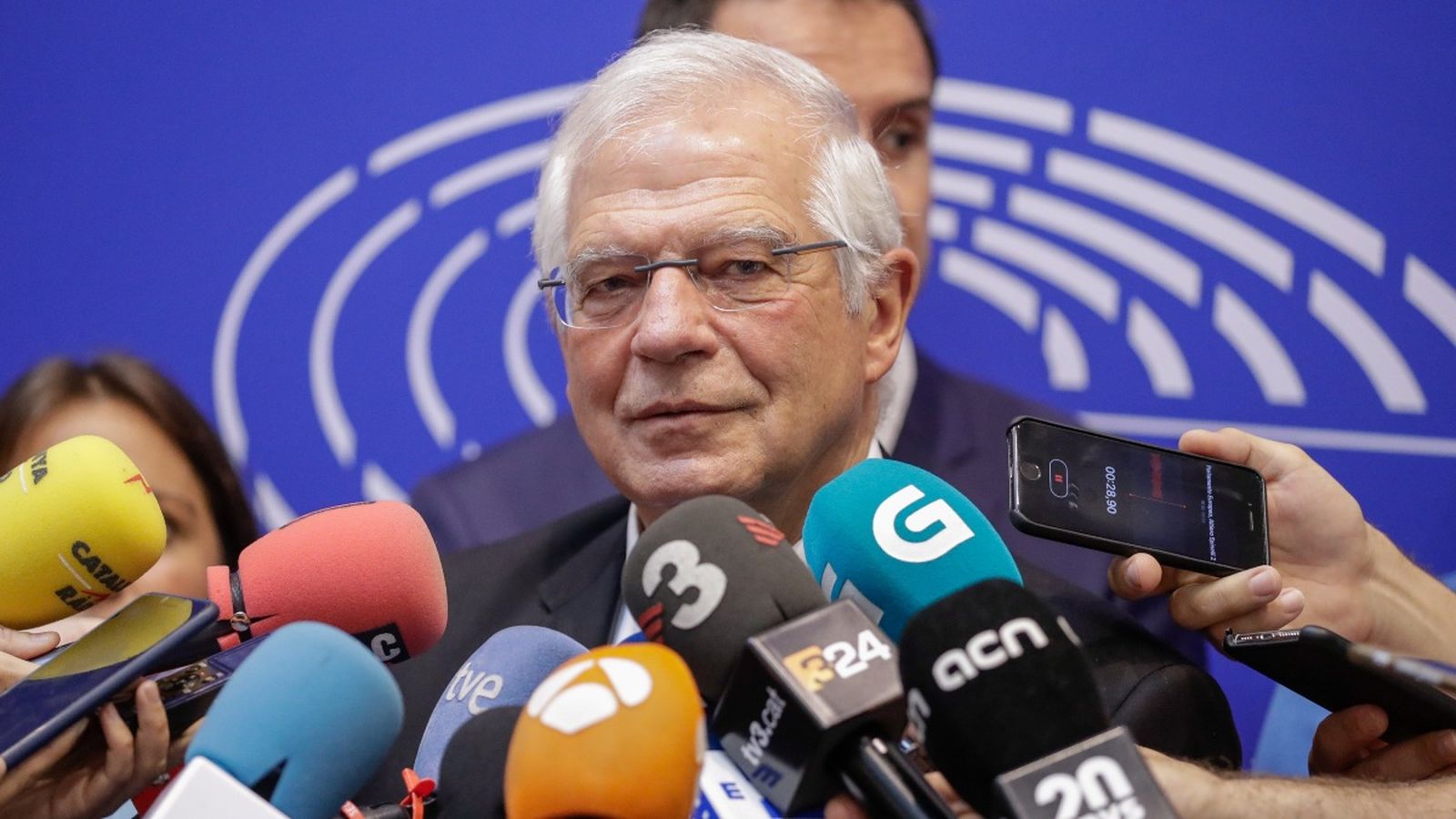 El Ministre d'Afers Estrangers en funcions, Josep Borrell, en una imatge recent