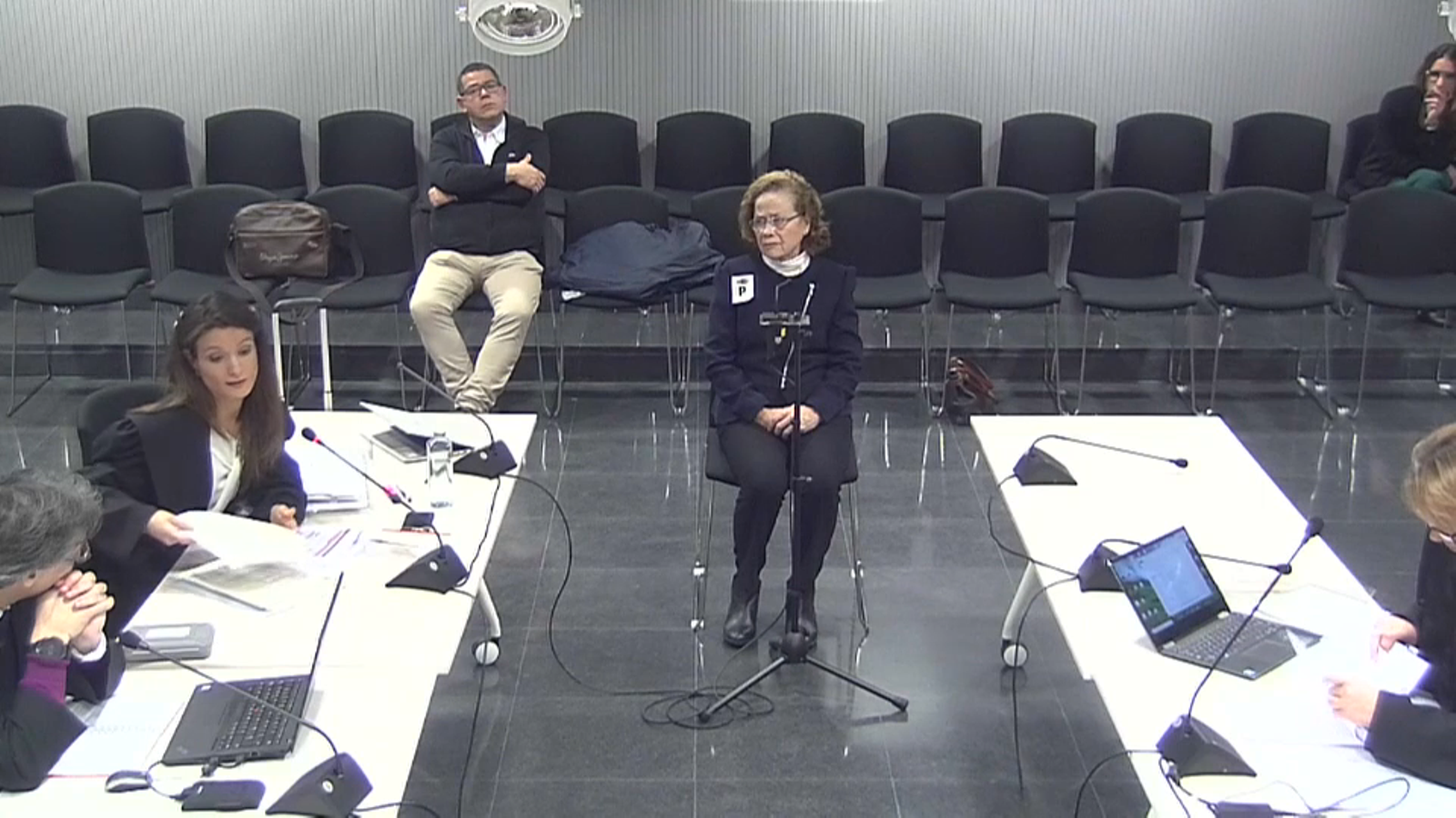 Carmen Semper durant el seu judici