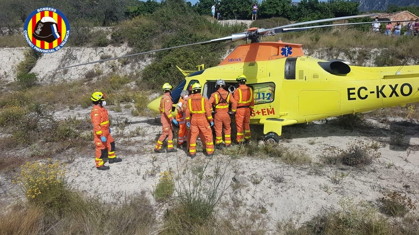L'helicòpter medicalitzat ha portat els accidentats fins diversos hospitals