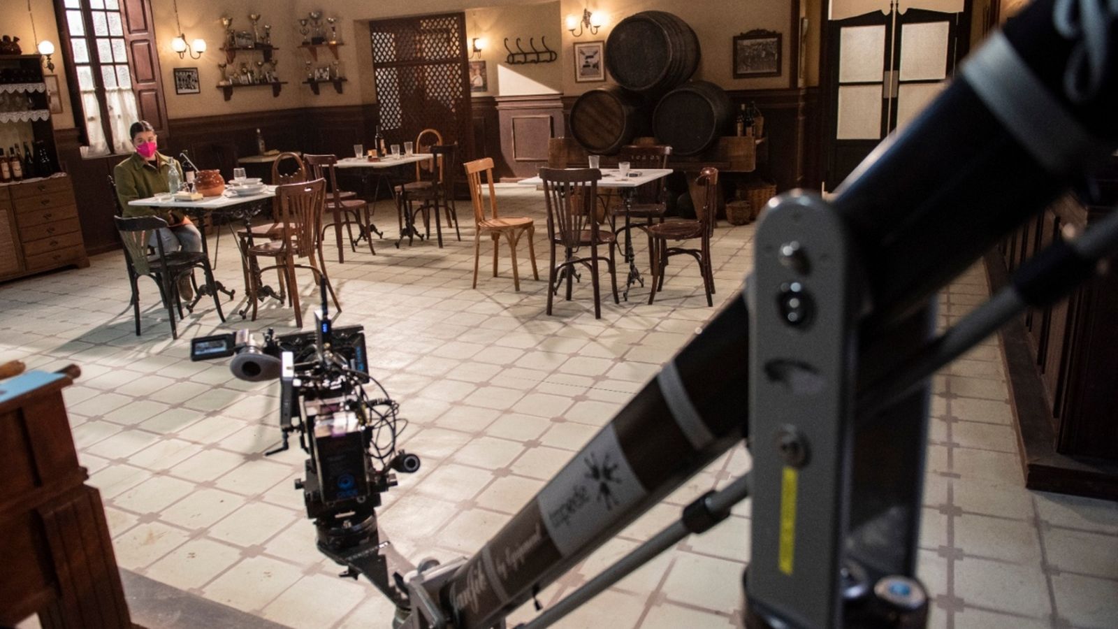 Set de rodatge de l'Alqueria Blanca a Bunyol