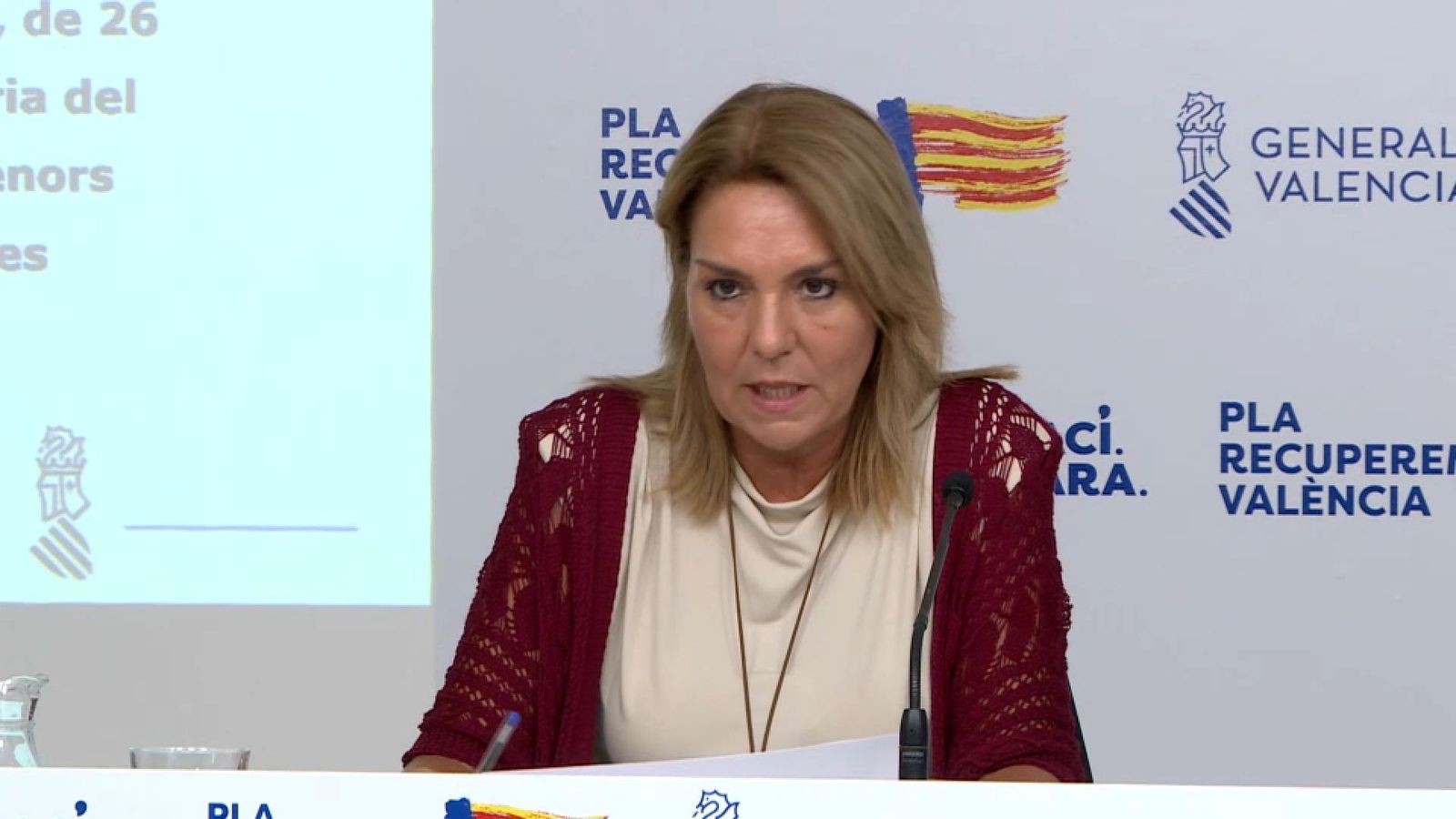 La vicepresidenta Camarero, este divendres