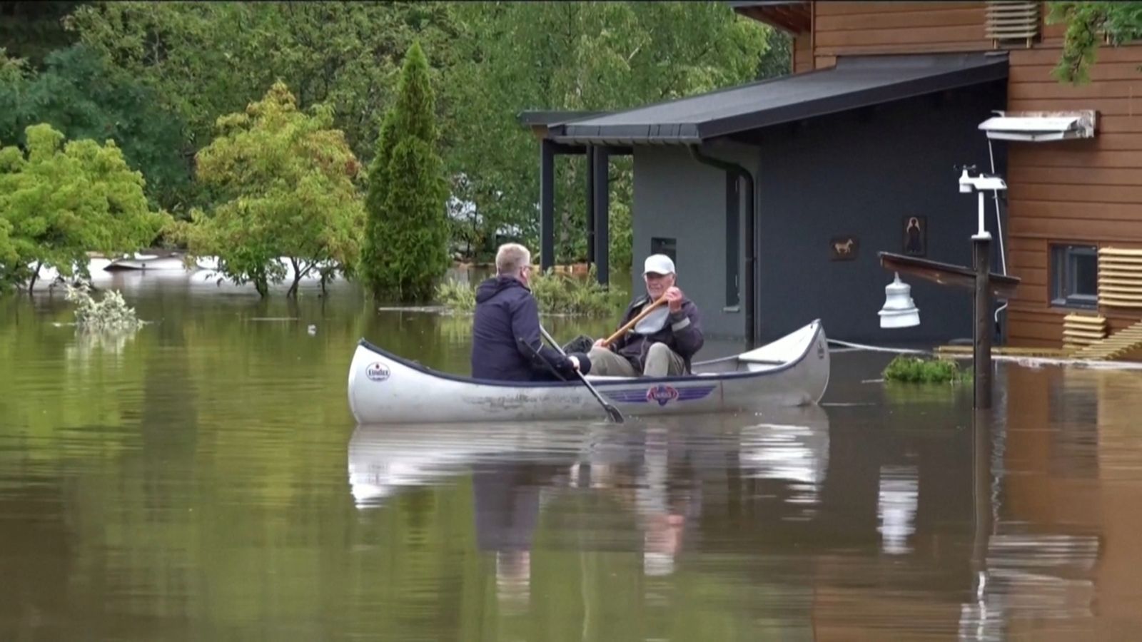 Imatges de les inundacions dels últims dies a Noruega