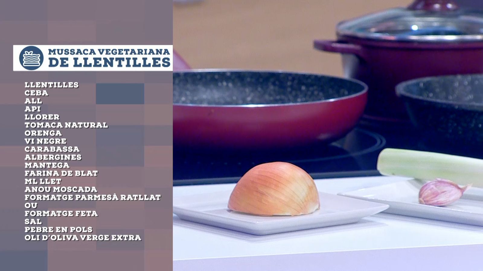 06.10.2021 |  Aprenem a fer mussaca vegetariana de llentilles