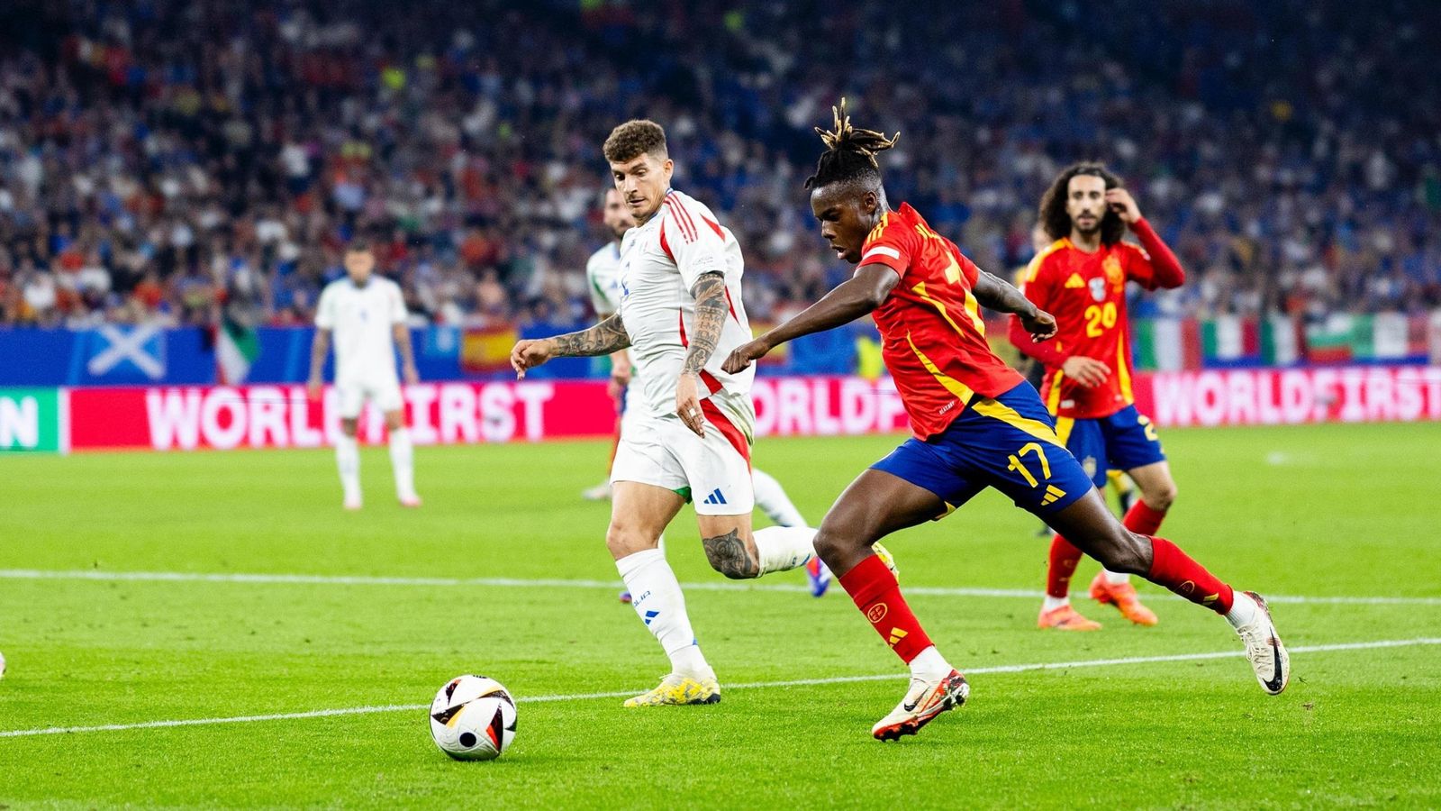 Nico Williams ha sigut un ganivet per banda esquerra