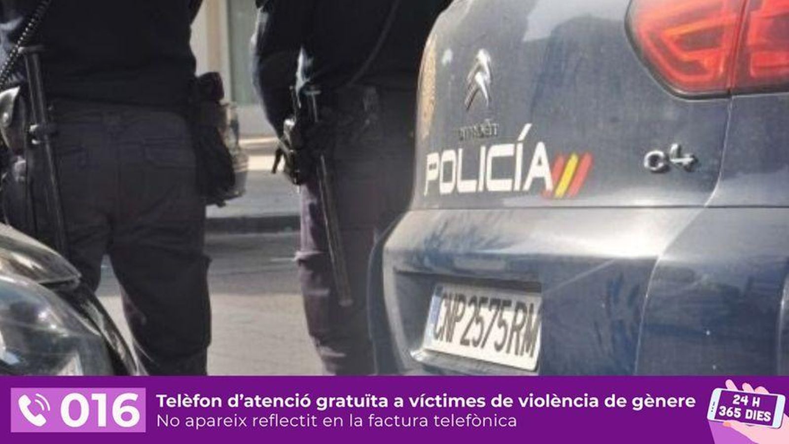 Imatge d'arxiu d'un cotxe de la Policia Nacional