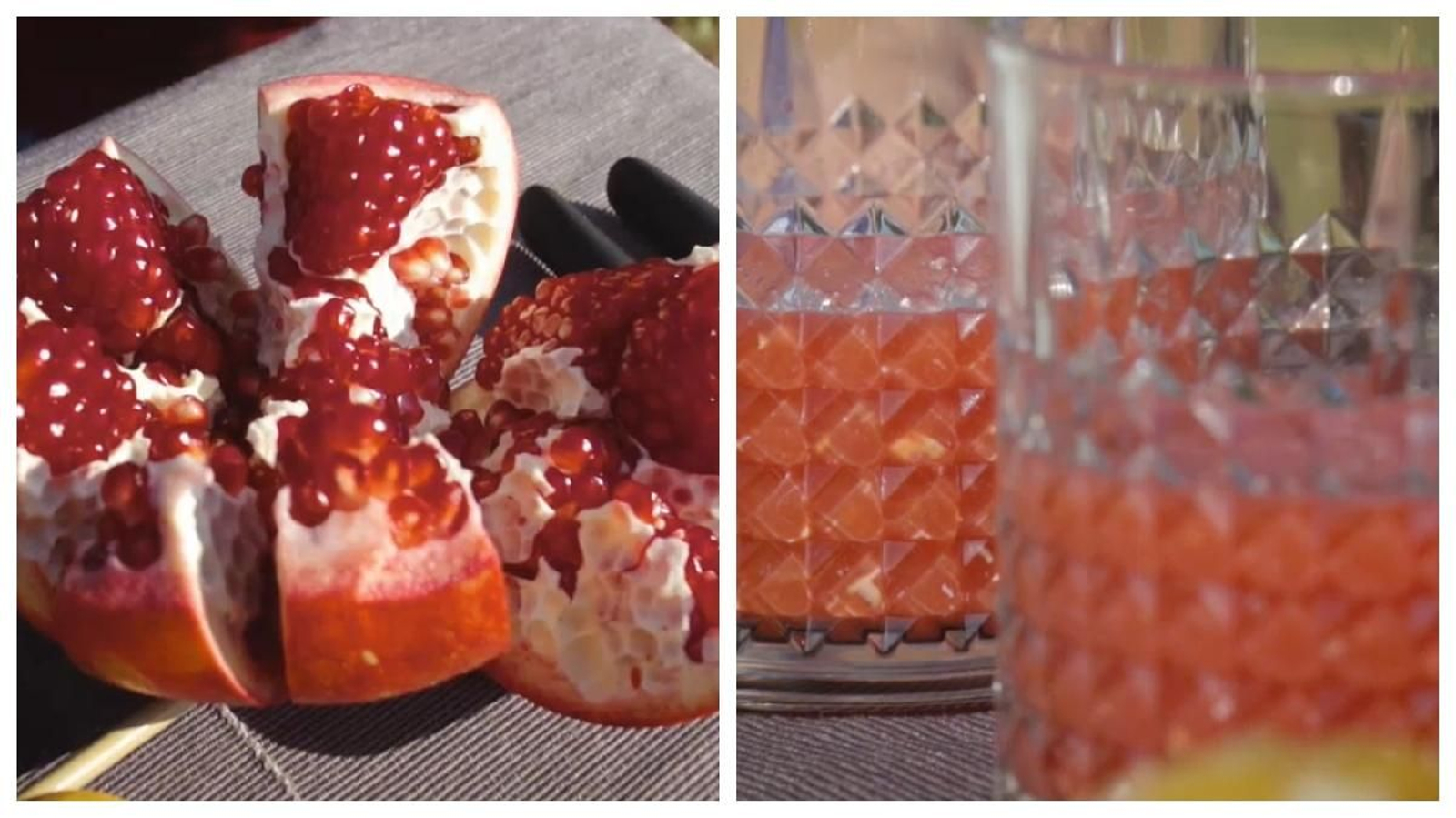 La magrana es pot menjar en suc, crua i es pot acompanyar amanides, salses i cremes