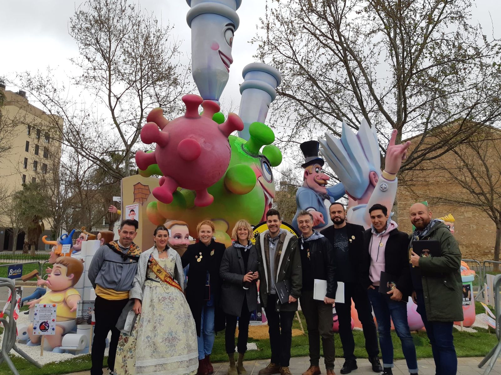 Tercer  Premi À Punt a les Falles 2022: Falla Manuel Melià i Fuster-Carles Cortina Nova Benicalap