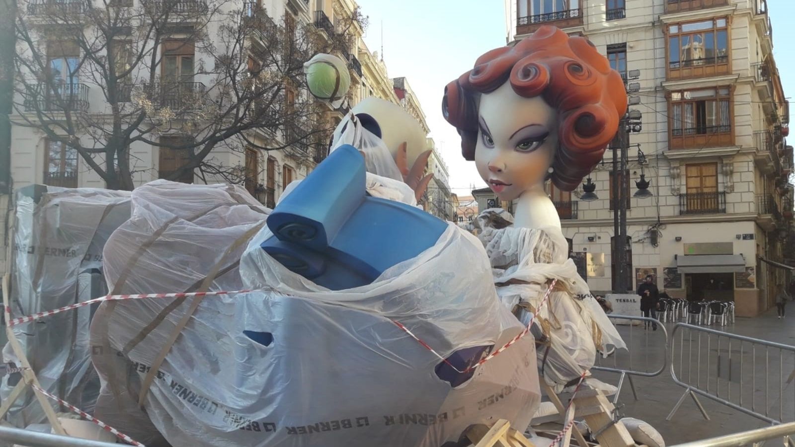 Una falla a la ciutat de València