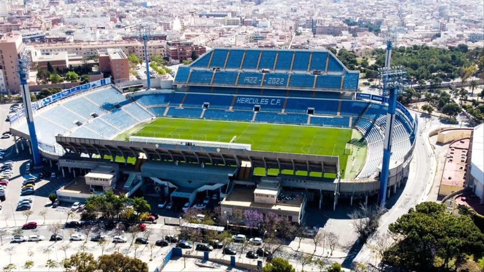 Estadi Rico Pérez on disputa els seus partits l'Hèrcules