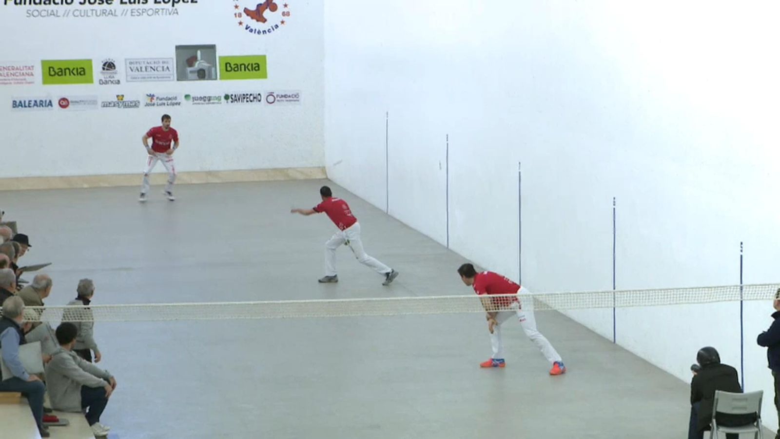 L'equip de Puchol II, en la partida al trinquet de Pelai