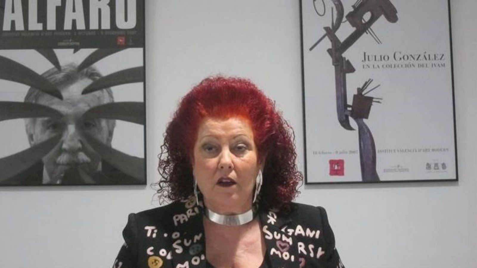 Consuelo Ciscar quan era directora de l'IVAM