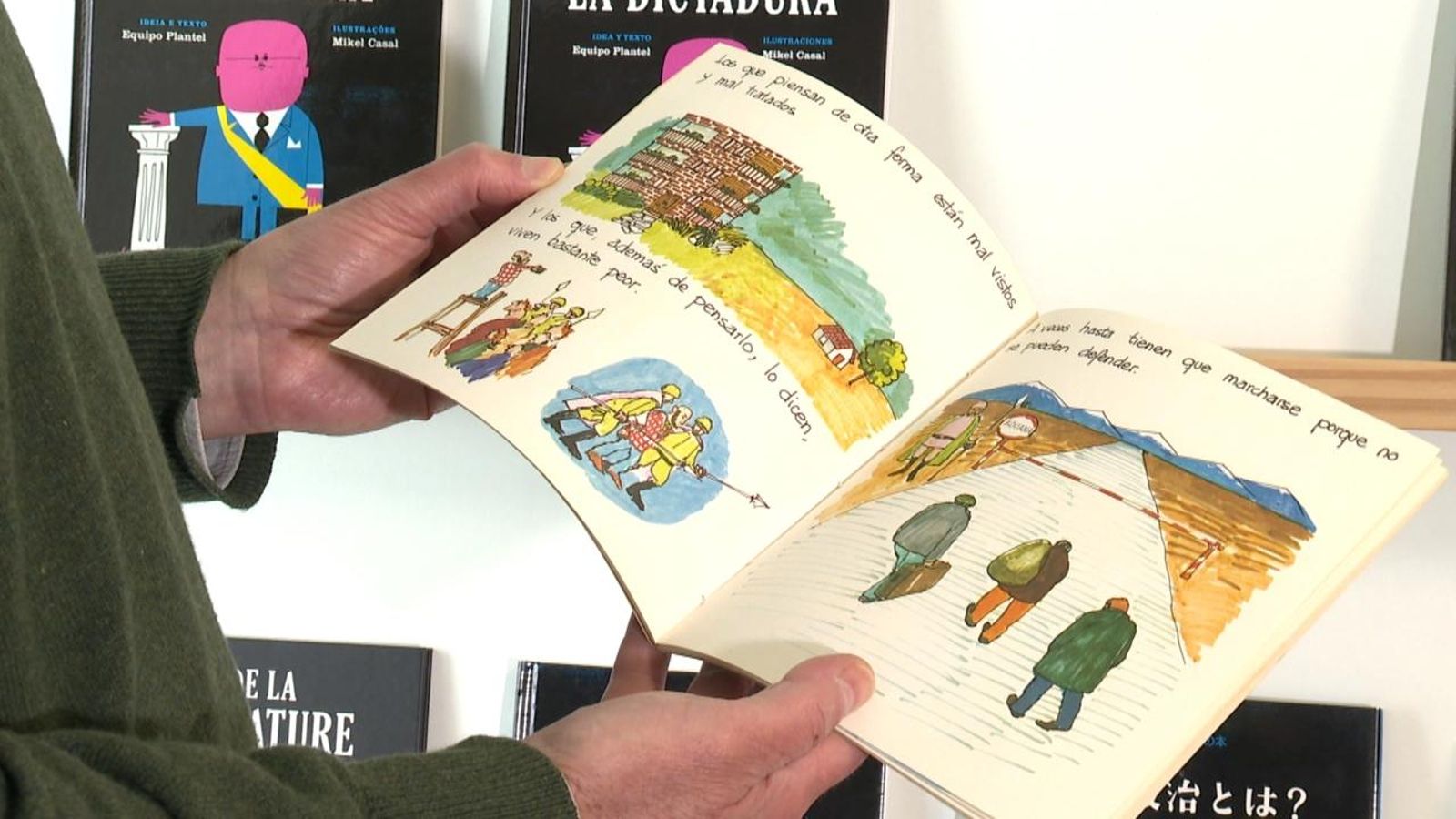 Imatge de l'interior del llibre editat per Media Vaca