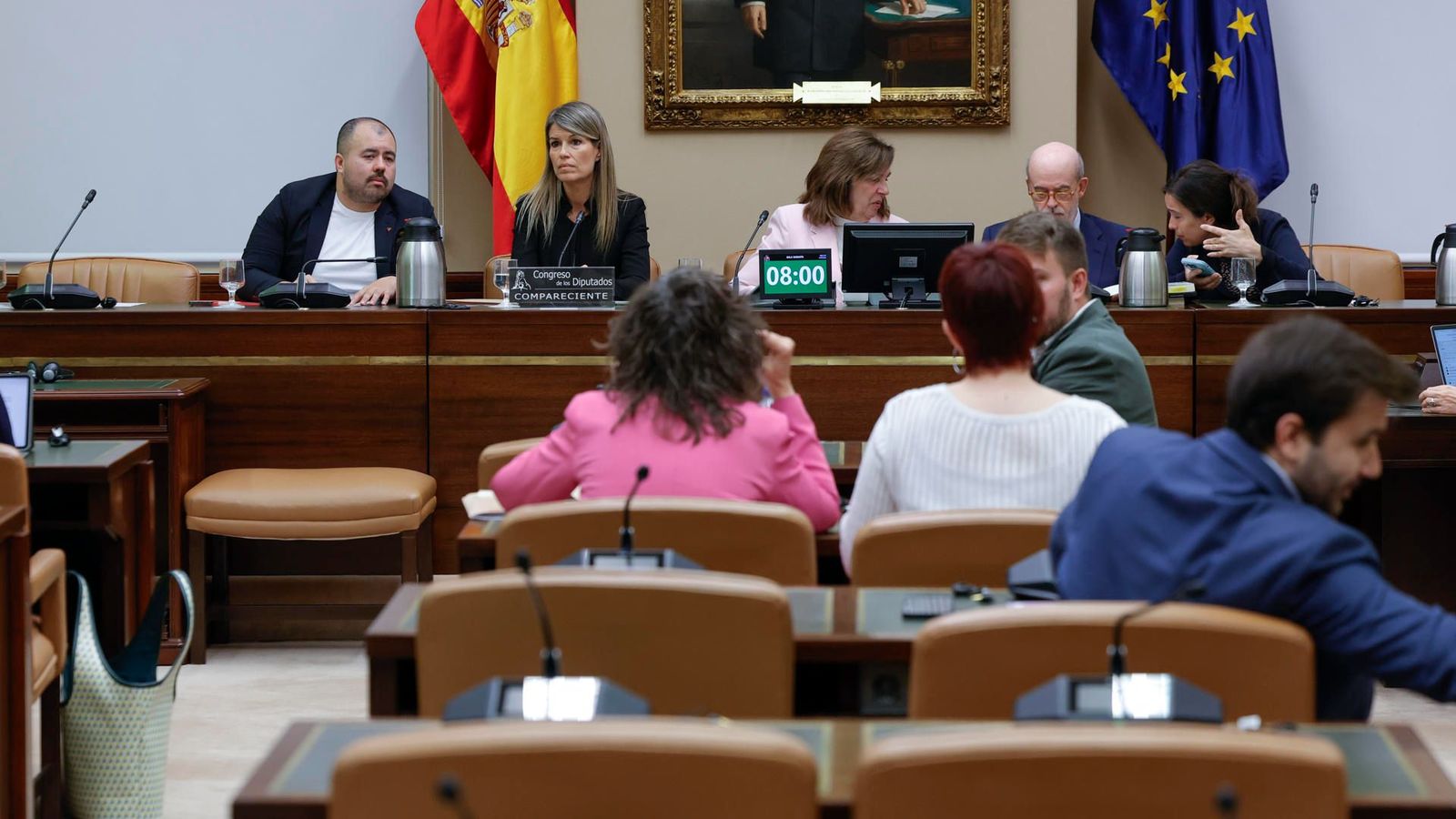 La periodista Maribel Vilaplana durant la seua compareixença al Congrés este dimarts