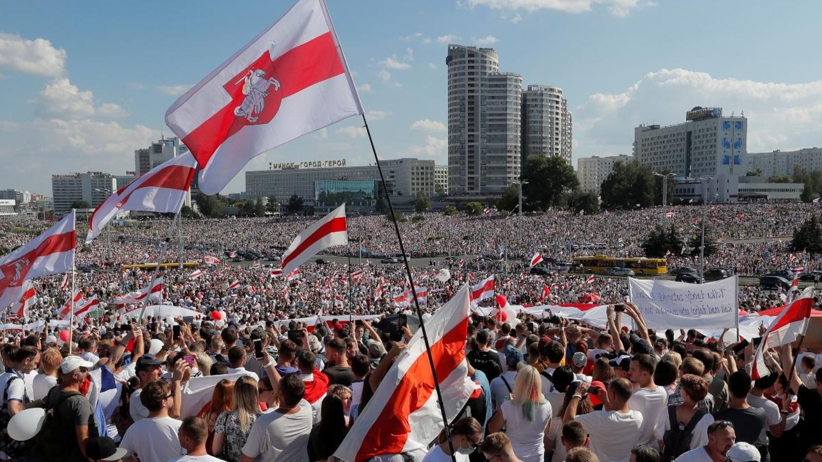Protesta contra Lukaixenko aquest diumenge a Minsk