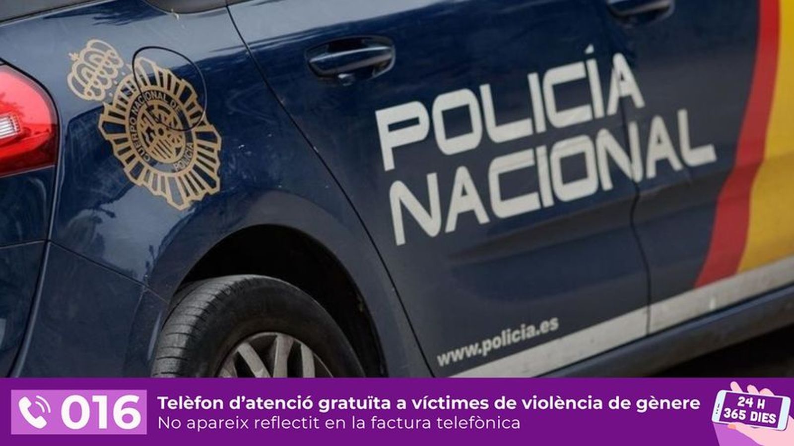 Imatge d'arxiu d'un vehicle de la Policia Nacional