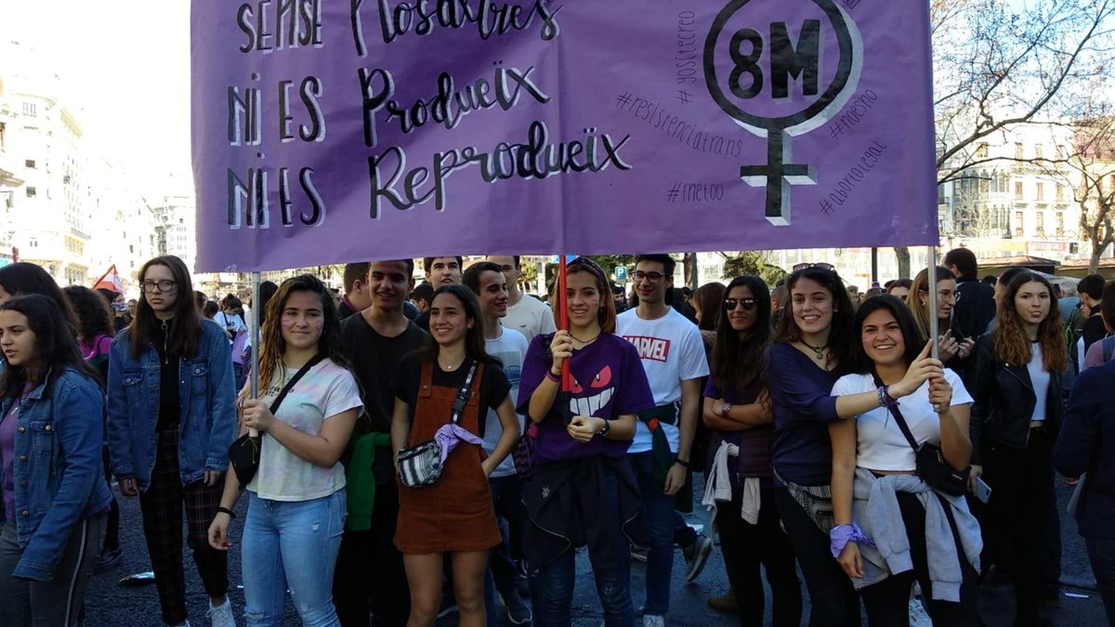 Les universitats valencianes es bolquen en les xarxes socials amb el 8M