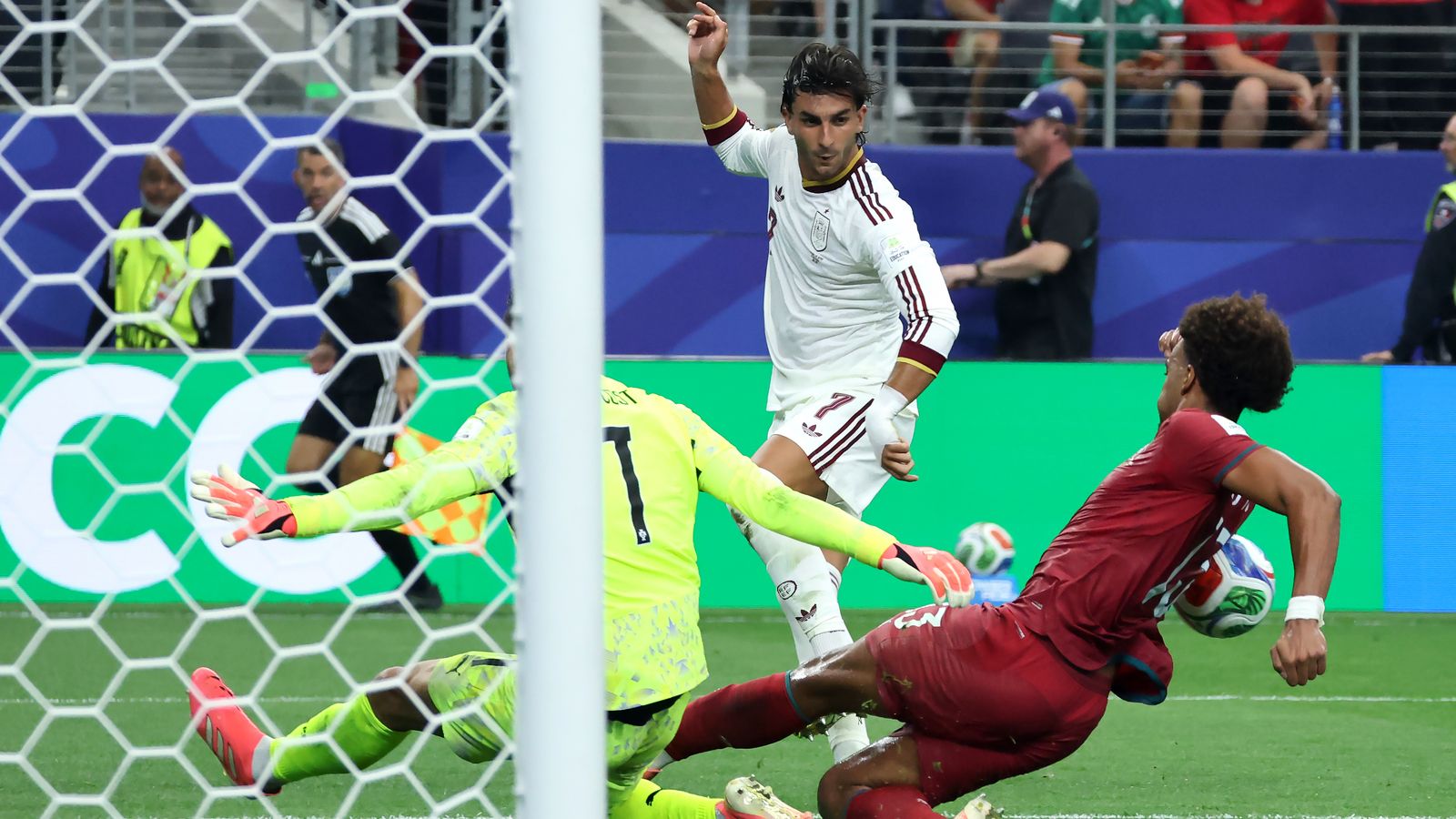 Ferran Torres, en el partit contra Portugal