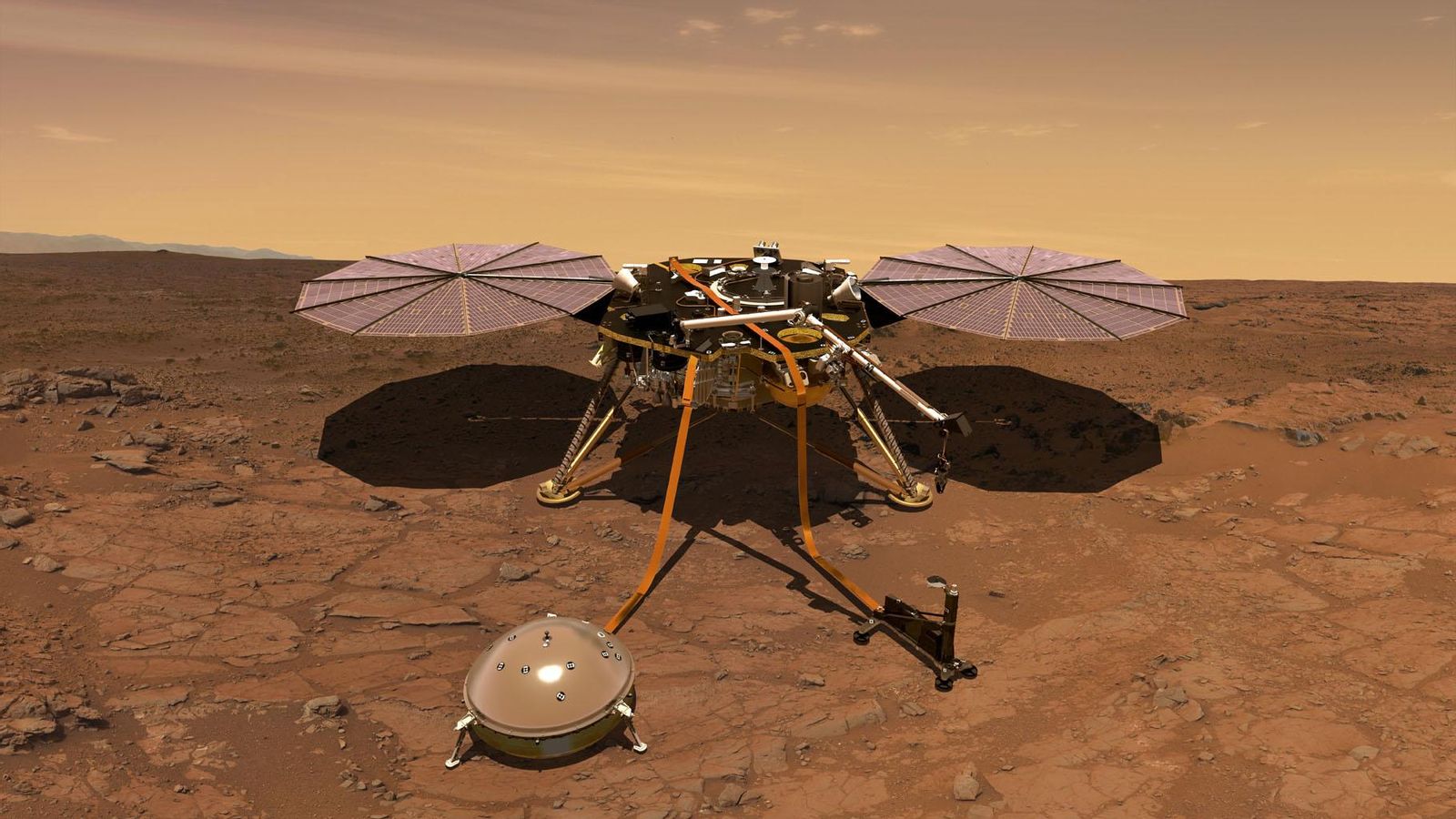 Imatge d'una exploració de la NASA al planeta roig.