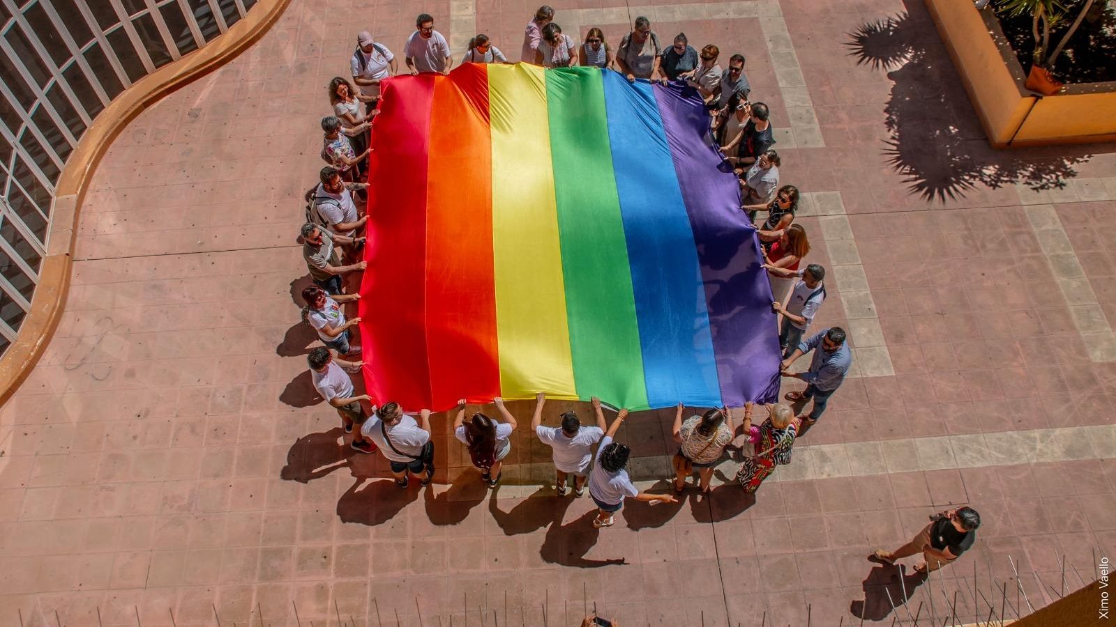 Imatge d'arxiu d'un acte a favor del col·lectiu LGTBIQ+