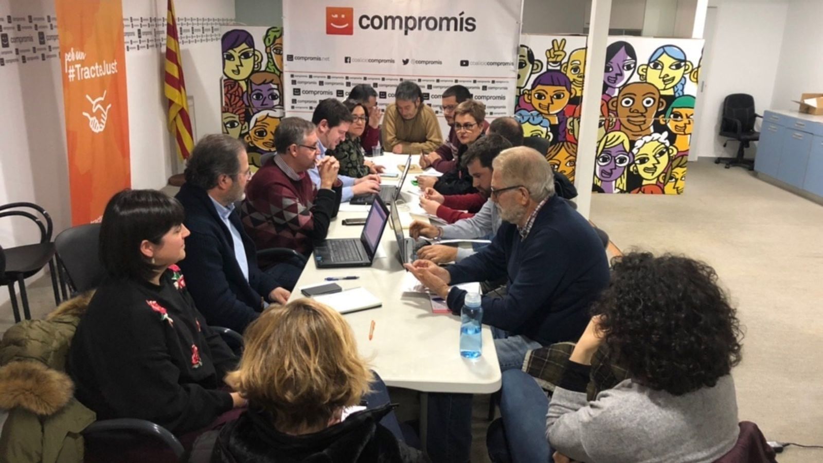 Reunió de l'executiva de Compromís