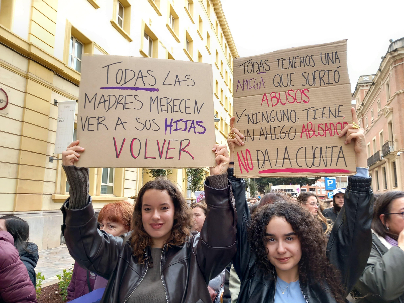 Manifestació pel 8M a Castelló de la Plana este dissabte al matí