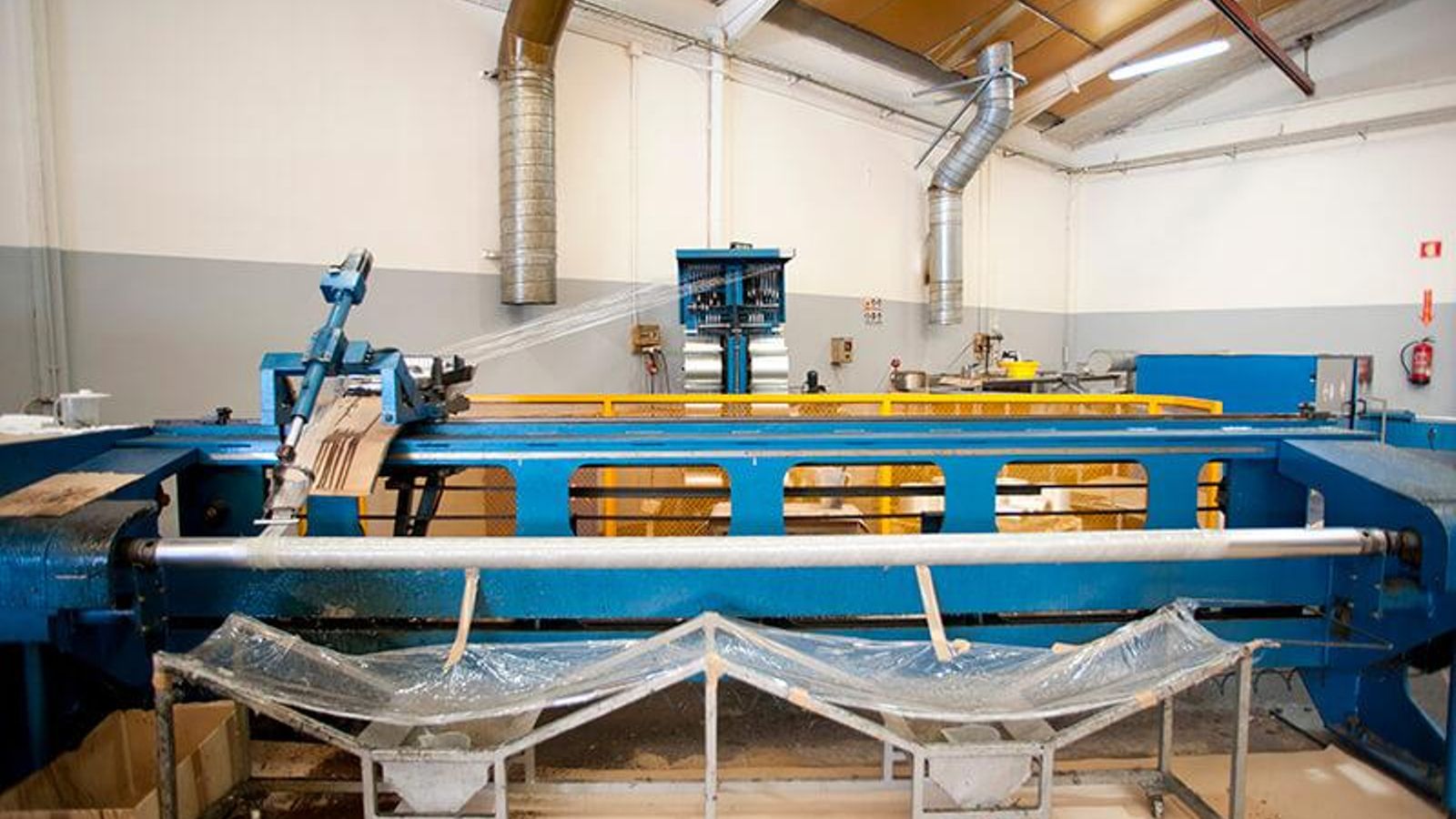 Imatge de l'interior de la fàbrica armamentística de Saragossa