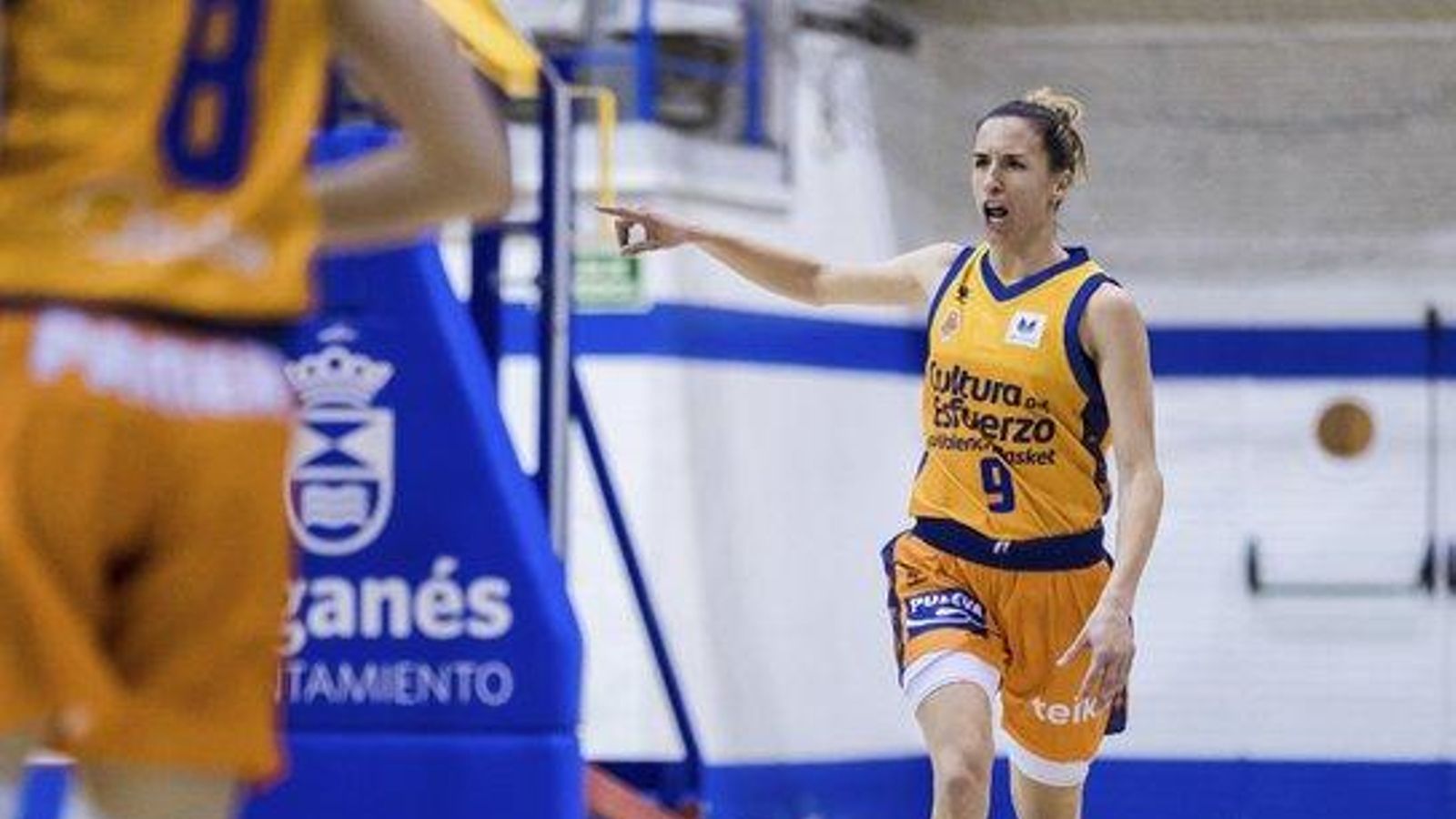 Queralt Casas, en el partit contra el Leganés Queralt Casas en el partit contra el Leganés