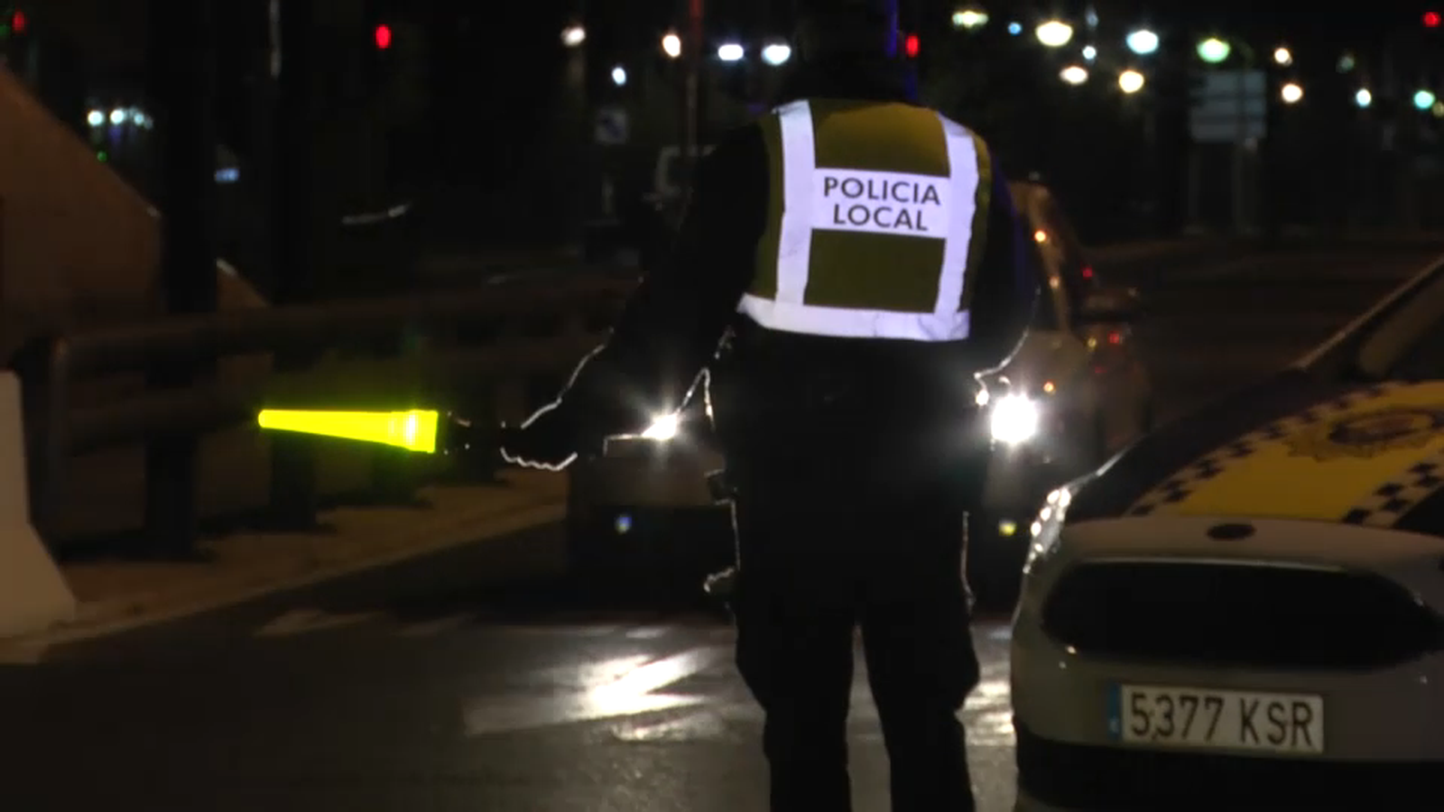 Control policial del toc de queda