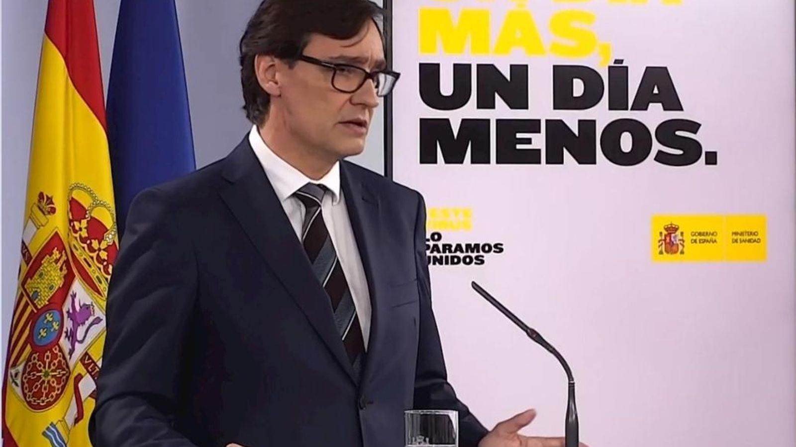 Illa, durant la seua roda de premsa de hui. | EFE