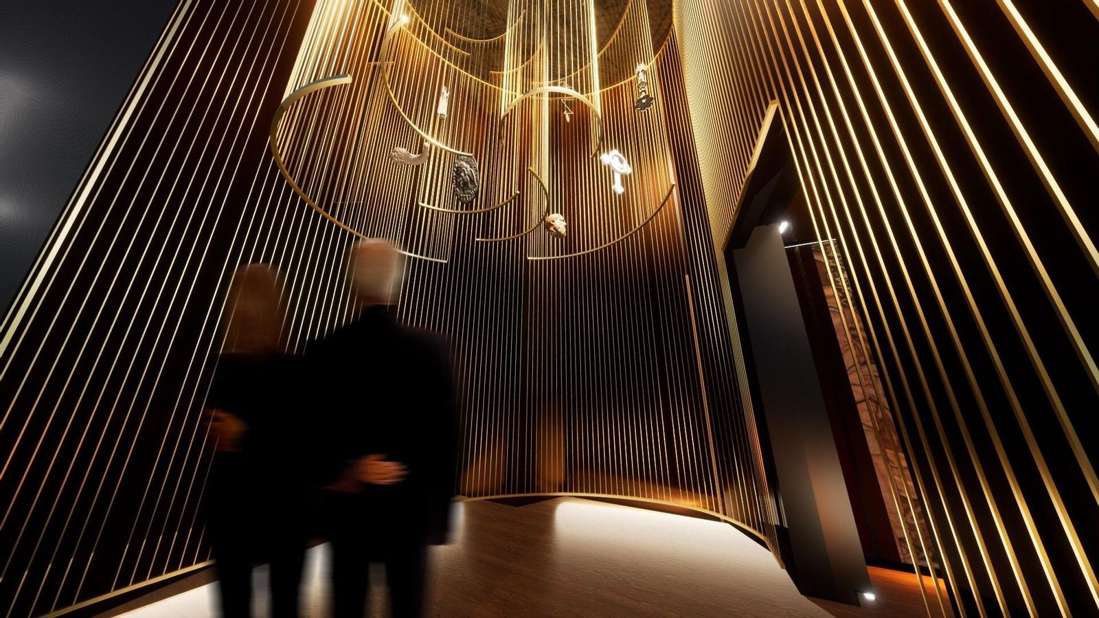 Projecte de Sala de les Relíquies en el futur Centre d'Interpretació del Sant Calze que se situarà a la Casa del Rellotger