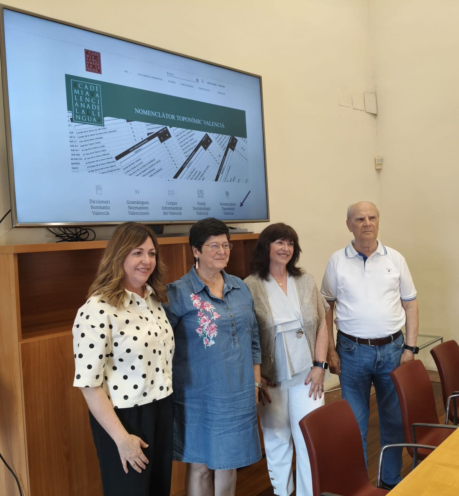Maite Mollà, Immaculada Cerdà, Verònica Cantó i Ramón Ferrer
