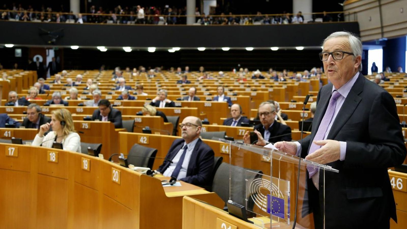 Sessió del Parlament Europeu a Brussel·les