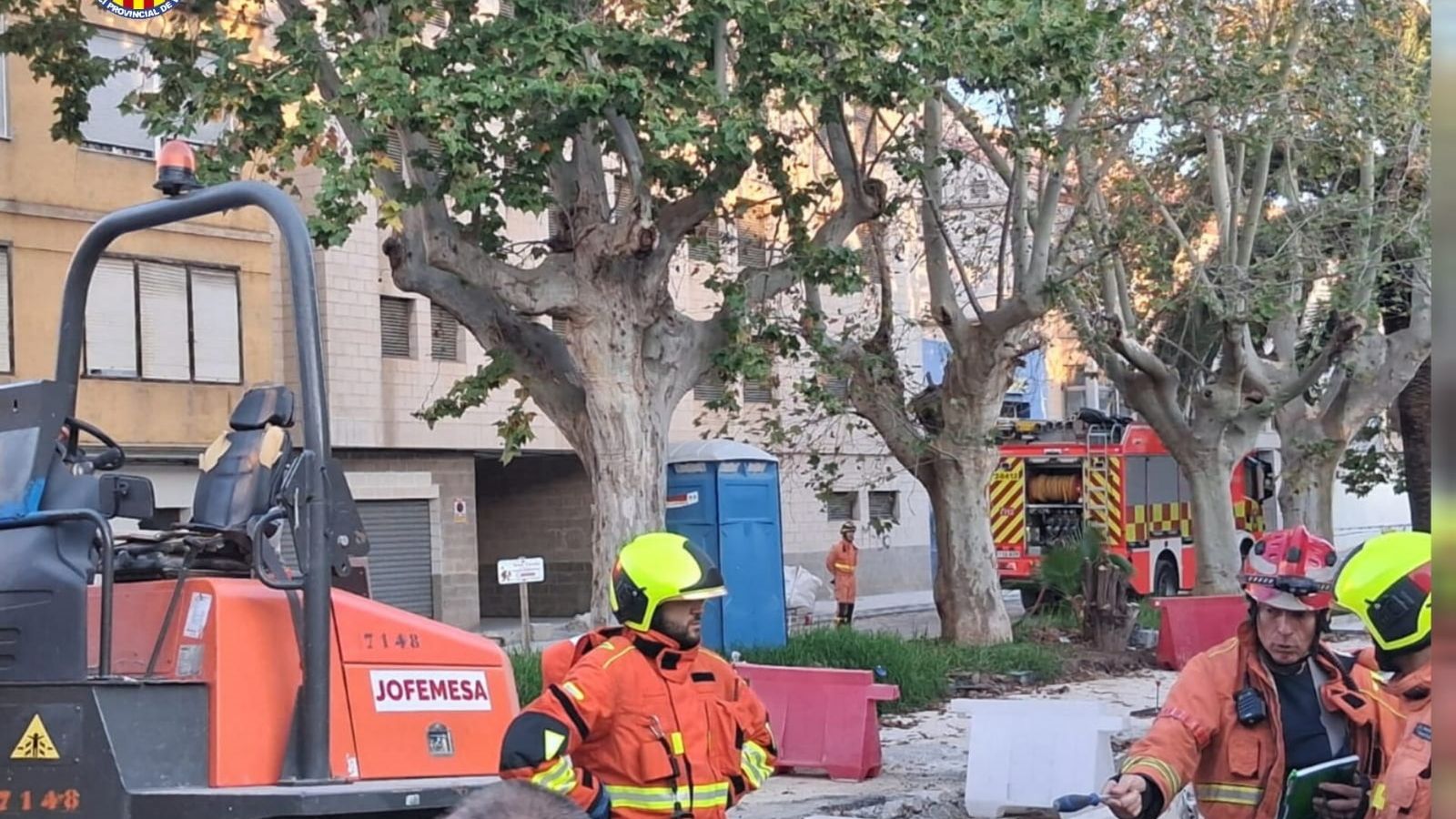 La fugida d'una conducció de gas s'ha produït en la ronda Espanya a Sueca