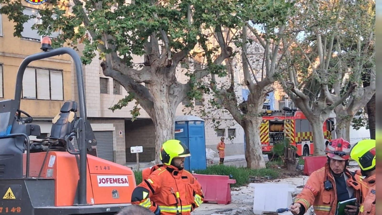 La fugida d'una conducció de gas s'ha produït en la ronda Espanya a Sueca La fugida d'una conducció de gas s'ha produït en la ronda Espanya a Sueca