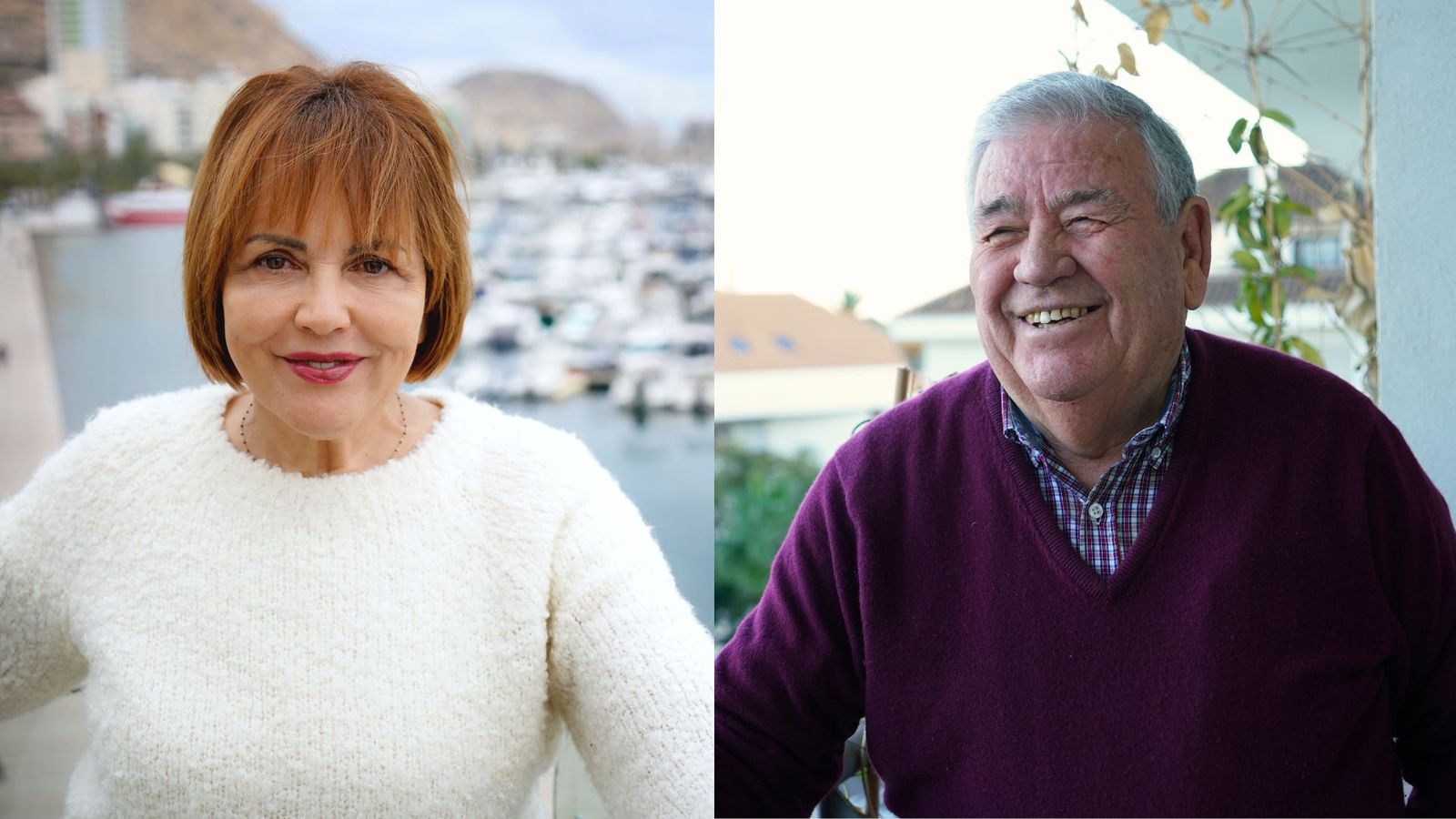 La xef Maria José San Román (esquerra) al seu restaurant a Alacant i el José Pérez Godoy (dreta), qui ha aprés a cuinar als 80 anys