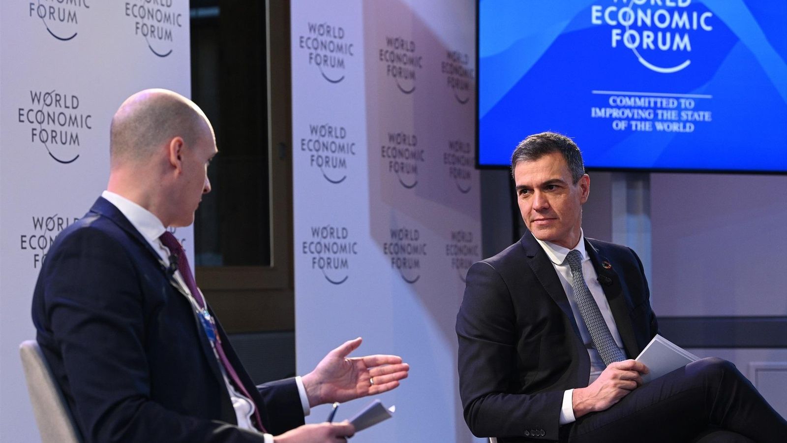 Sánchez, aquest dimarts en el Fòrum Econòmic Mundial de Davos Sánchez, aquest dimarts en el Fòrum Econòmic Mundial de Davos