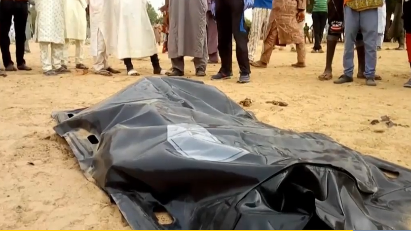 Imatge d'arxiu d'una persona assassinada a Nigèria