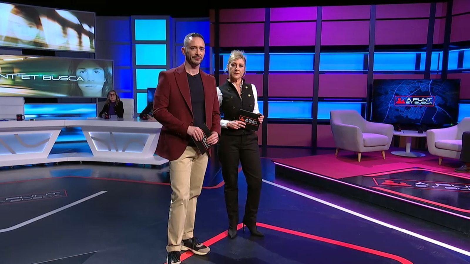 Juan Nieto Ivars i Mireia Llinares en 'À Punt et busca'