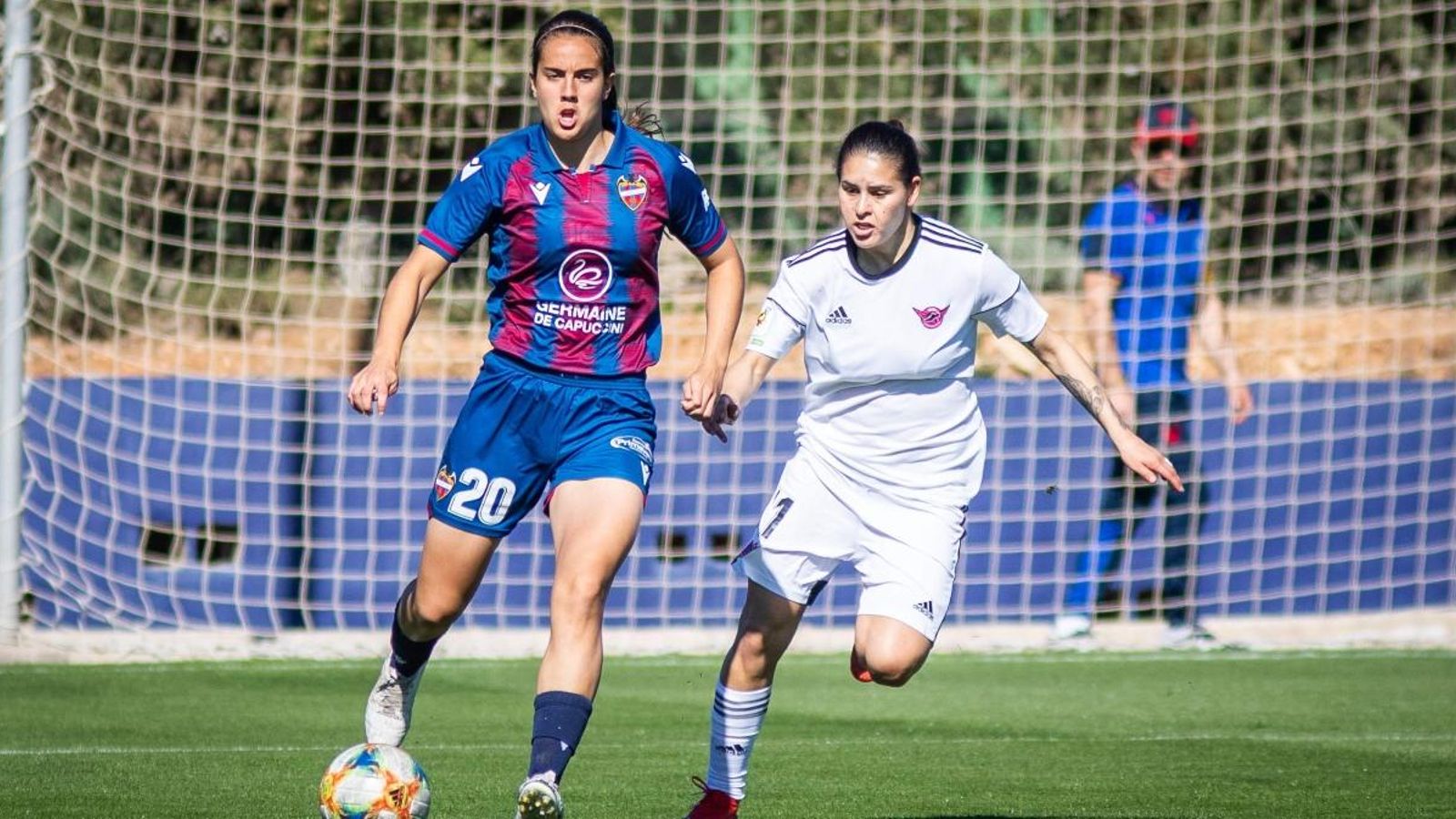 Rocío Gálvez, en els minuts finals de partit