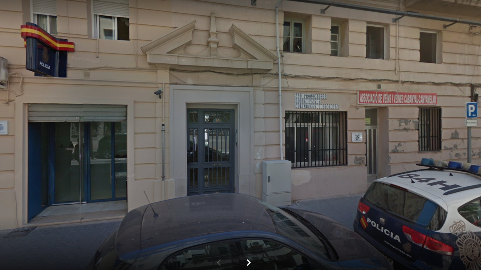 Comissaria de Policia València-Marítim situada en el barri del Cabanyal-el Canyamelar, en una imatge d'arxiu