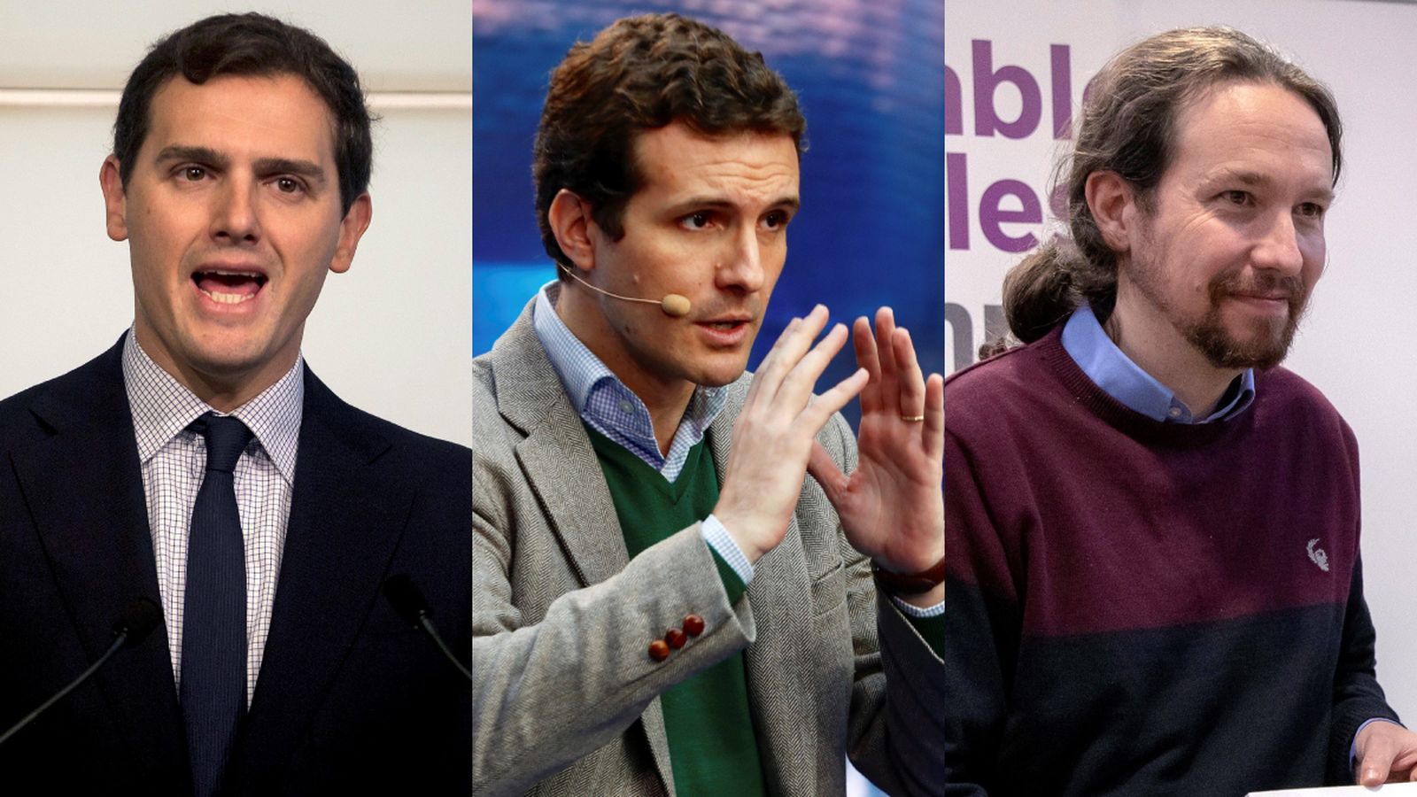 Rivera, Casado i Iglesias valoren a través de les xarxes socials el discurs del rei.