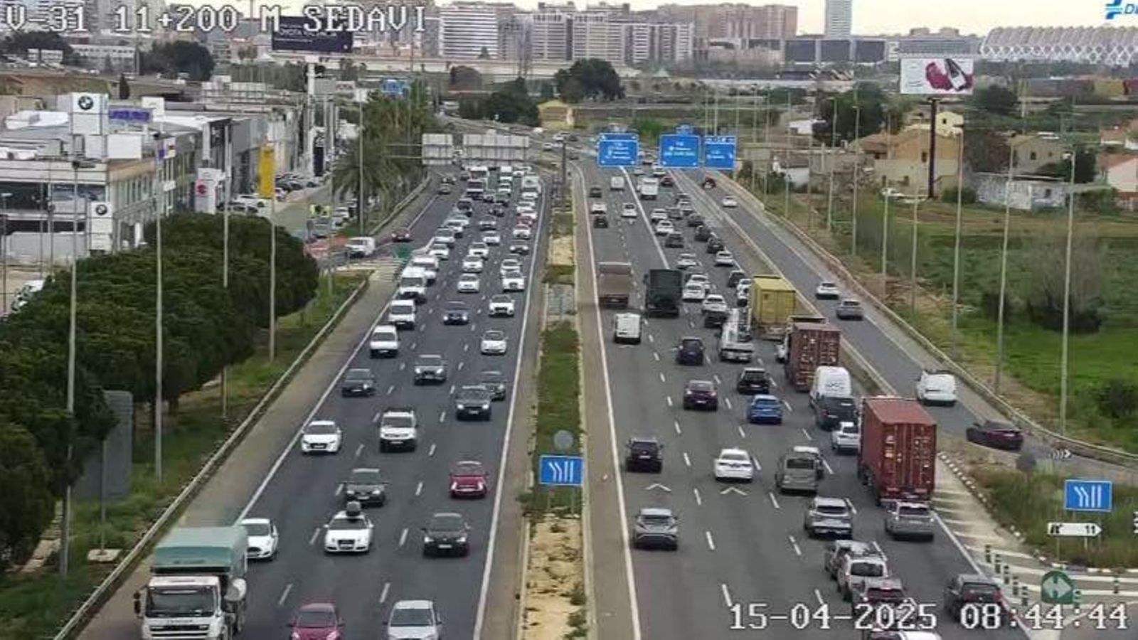 Aspecte que presentava la Pista de Silla este dimarts, a primera hora Aspecte que presentava la Pista de Silla este dimarts, a primera hora