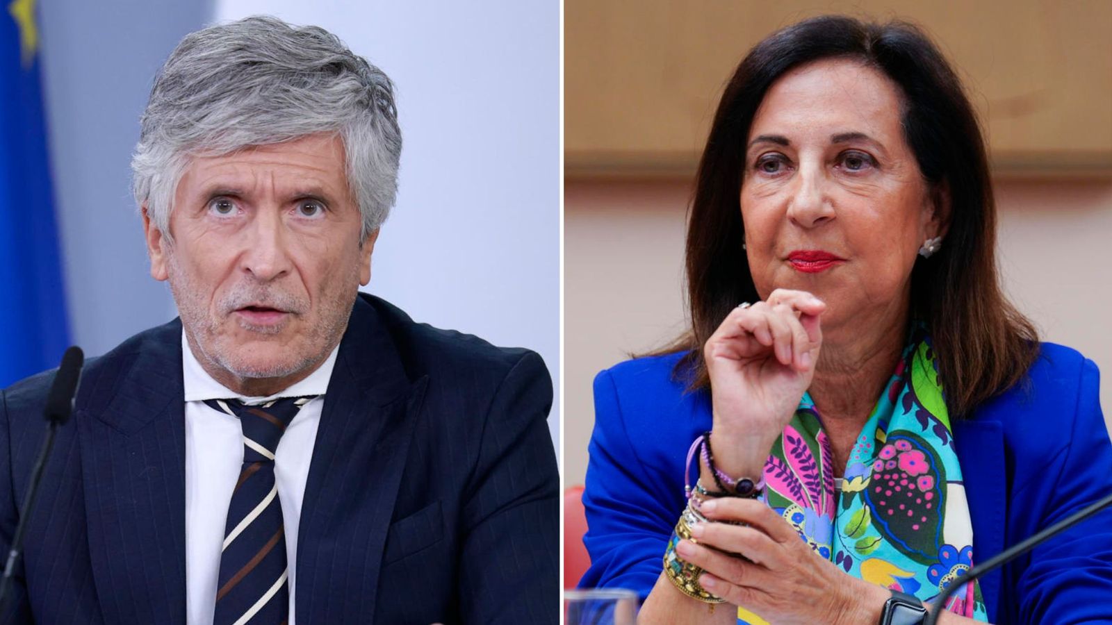 Marlaska i Robles, este dimarts