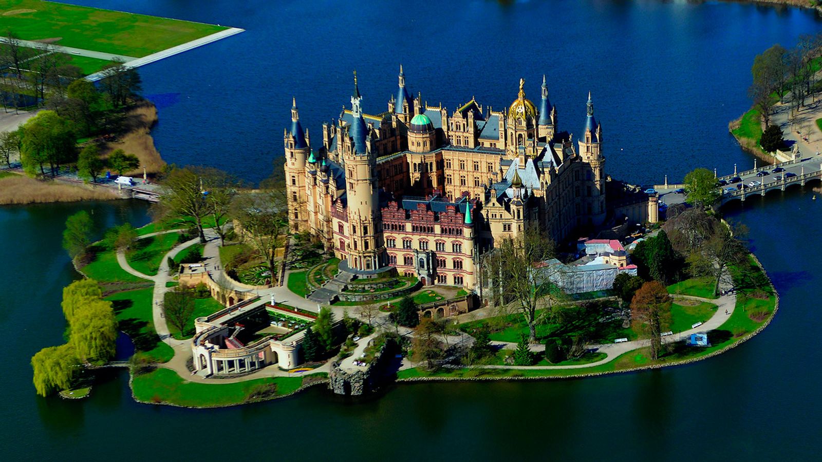 El complex residencial de Schwerin es troba al nord d'Alemanya