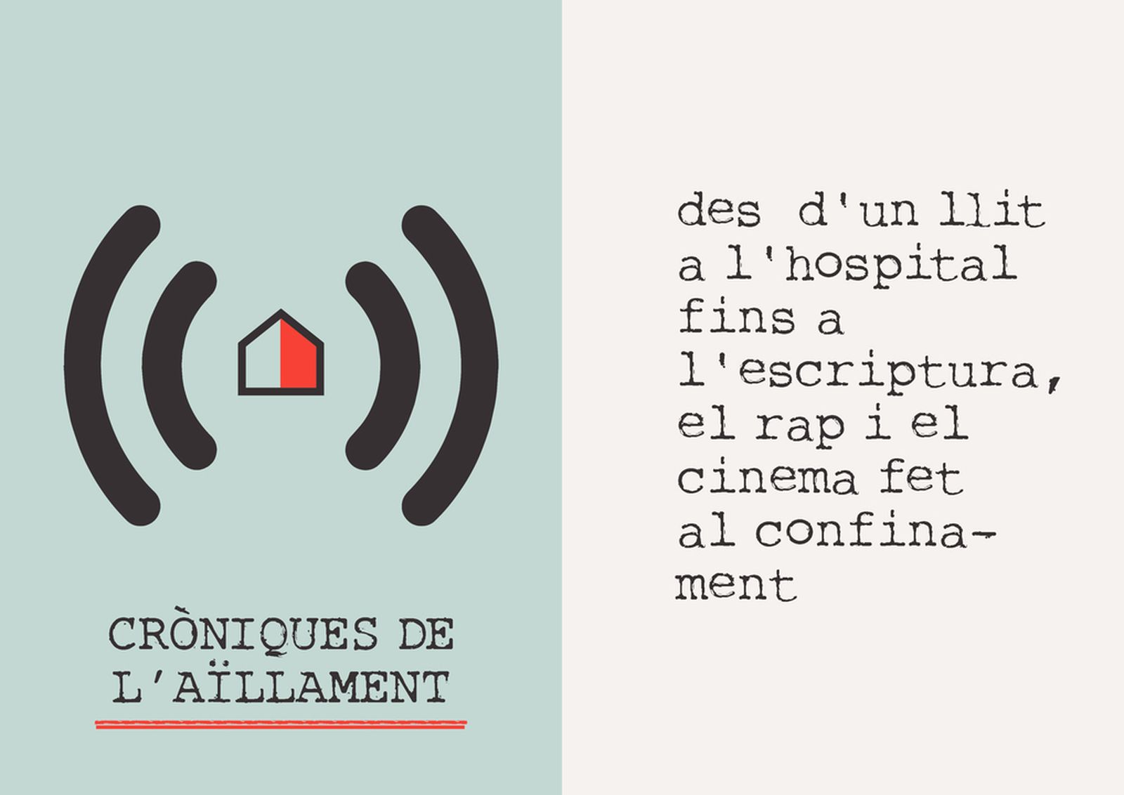 27.03.2020 | Des d'un llit a l'hospital fins a l'escriptura, el rap i el cinema fet en el confinament