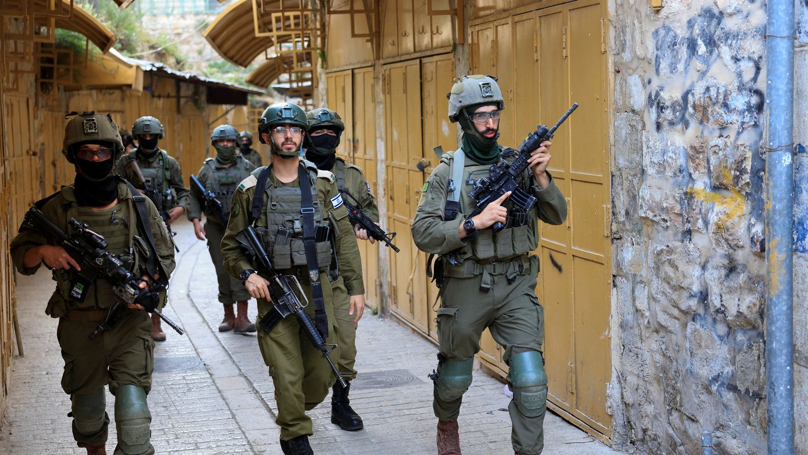 Una batuda rutinària de tropes israelianes a Hebron, a la Cisjordània ocupada