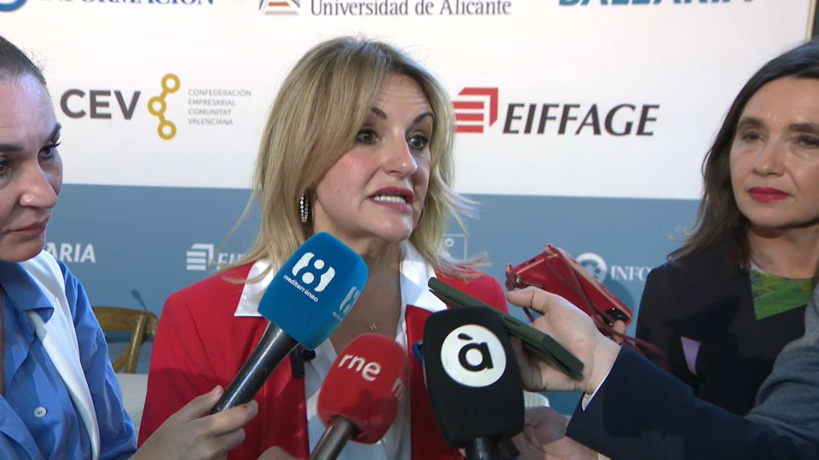 La consellera Núria Montes, aquest divendres des d'Alacant